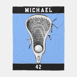 Lacrosse Sports Fleece Deken
