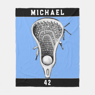 Lacrosse Sports Fleece Deken