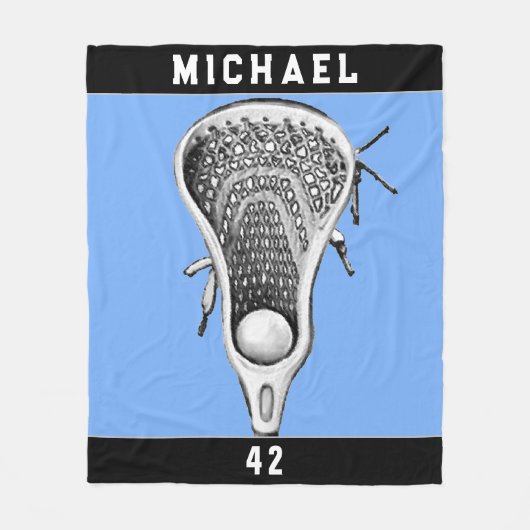Lacrosse Sports Fleece Deken (Voorkant)