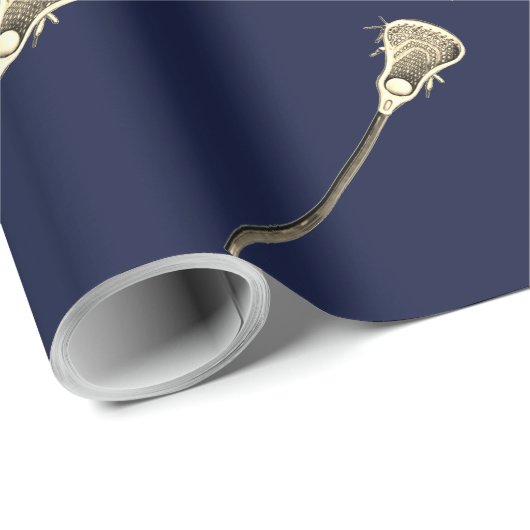 Lacrosse Sports Gift Cadeaupapier (Rol Hoek)