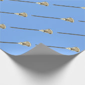 Lacrosse Sports Gift Cadeaupapier (Hoek)