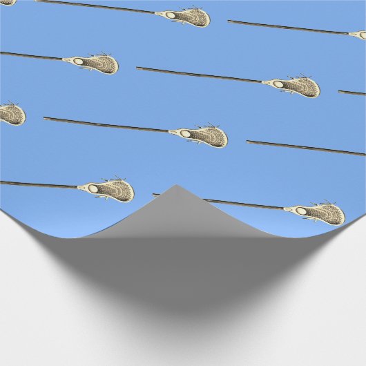 Lacrosse Sports Gift Cadeaupapier (Hoek)