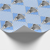 Lacrosse Sports Gift Wrapping Paper Cadeaupapier (Hoek)