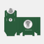 Lacrosse Sports Green Bedankdoosjes (Uitgevouwen)