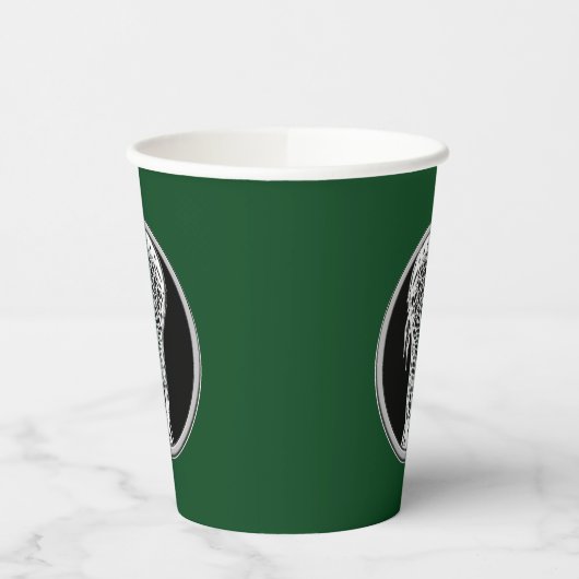 Lacrosse Sports Green Papieren Bekers (Links)