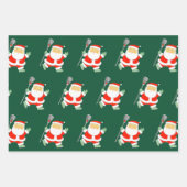 Lacrosse Sports Holiday Gift Wrapping Paper (Voorkant)