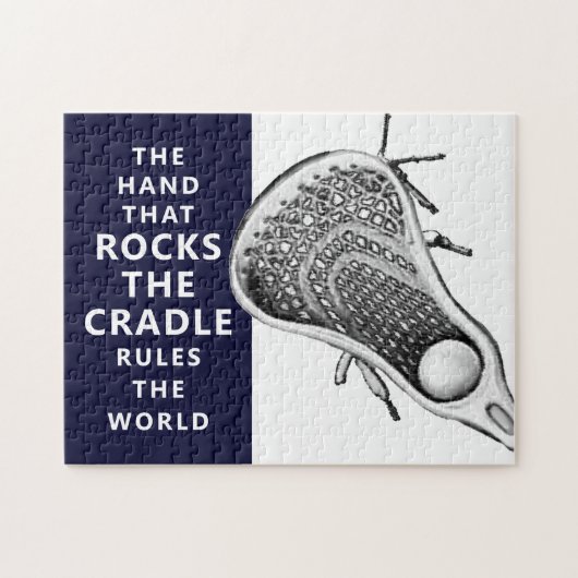 Lacrosse Sports Legpuzzel (Horizontaal)