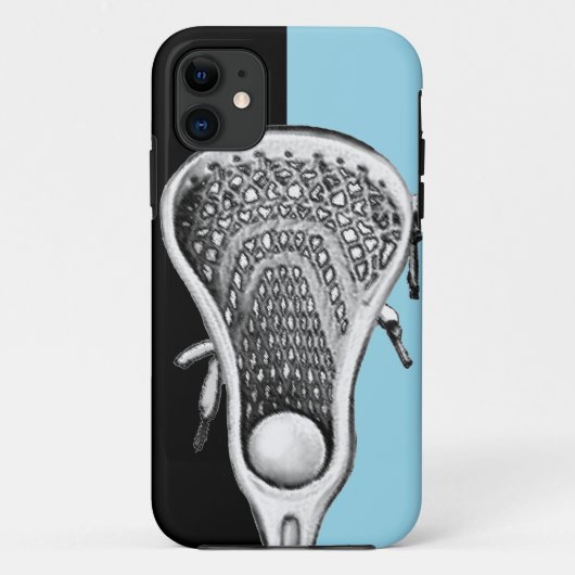 Lacrosse Sports Light-blue Case-Mate iPhone Case (Achterkant)