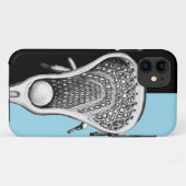 Lacrosse Sports Light-blue Case-Mate iPhone Case (Achterkant (horizontaal))