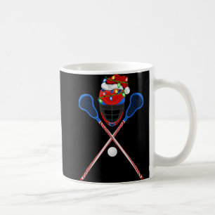 Lacrosse Sports Lover Xmas Santa Hat Lacrosse Chri Koffiemok