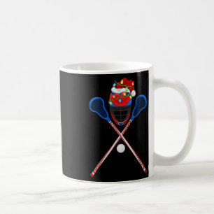 Lacrosse Sports Lover Xmas Santa Hat Lacrosse Chri Koffiemok