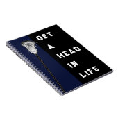 Lacrosse Sports Notitieboek (Rechterzijde)