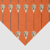 Lacrosse Sports Oranje Tissuepapier (Detail)