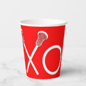 Lacrosse Sports Papieren Bekers (Achterkant)