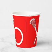 Lacrosse Sports Papieren Bekers (Rechts)