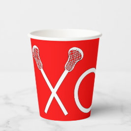 Lacrosse Sports Papieren Bekers