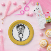 Lacrosse Sports Papieren Bordje (Feest)