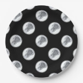 Lacrosse Sports Party Papieren Bordje (Voorkant)