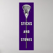 Lacrosse Sports Poster (Voorkant)