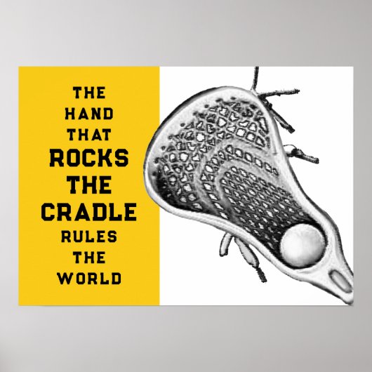 Lacrosse Sports Poster (Voorkant)