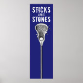 Lacrosse Sports Poster (Voorkant)