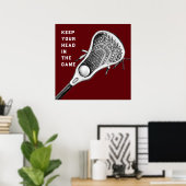 Lacrosse Sports Poster (Thuiskantoor)