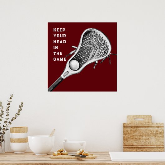Lacrosse Sports Poster (Keuken)