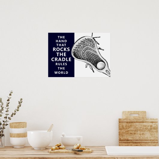 Lacrosse Sports Poster (Keuken)