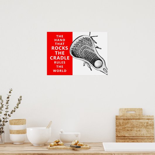 Lacrosse Sports Poster (Keuken)