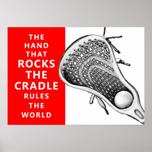 Lacrosse Sports Poster (Voorkant)