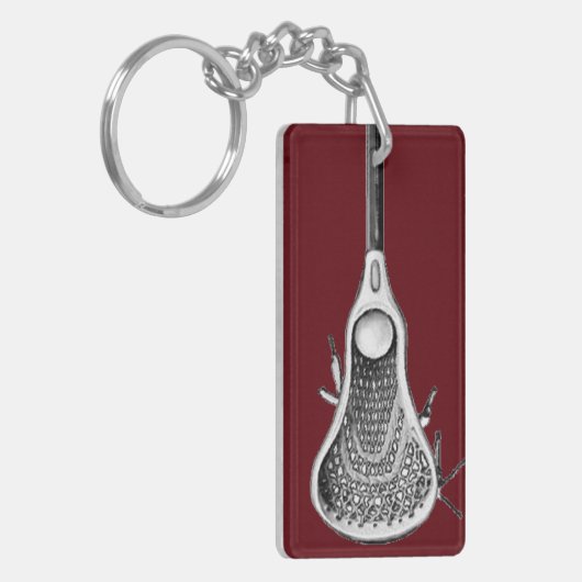 Lacrosse Sports Sleutelhanger (Voorkant Links)