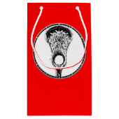 Lacrosse Sports Small Gift Bag Klein Cadeauzakje (Achterkant)
