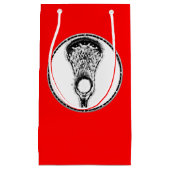 Lacrosse Sports Small Gift Bag Klein Cadeauzakje (Voorkant)
