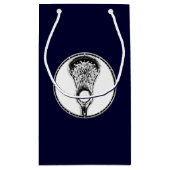 Lacrosse Sports Small Gift Bag Klein Cadeauzakje (Achterkant)