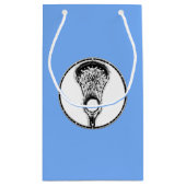 Lacrosse Sports Small Gift Bag Klein Cadeauzakje (Achterkant)