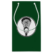 Lacrosse Sports Small Gift Bag Klein Cadeauzakje (Achterkant)