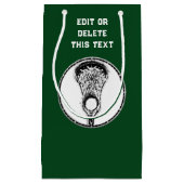 Lacrosse Sports Small Gift Bag Klein Cadeauzakje (Voorkant)