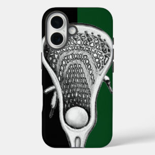 Lacrosse Sports Team Groen iPhone 16 Hoesje