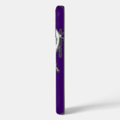 Lacrosse Sports Team Paars Case-Mate iPhone Case (Achterkant / Links)