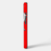 Lacrosse Sports Team Rood Case-Mate iPhone Case (Achterkant / Links)