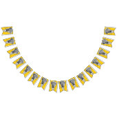 Lacrosse Sports Yellow Bunting Flags Vlaggetjes (Alle)