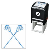 Lacrosse Sports Zelfinktende Stempel (In situ)