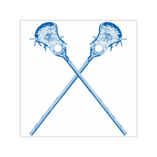 Lacrosse Sports Zelfinktende Stempel
