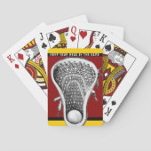 Lacrosse-sportspelkaarten Pokerkaarten (Achterkant)