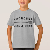 Lacrosse Spreuk T-shirt (Voorkant)