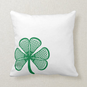 Lacrosse St Patricks Day Shamrock Lucky Lacrosse Kussen
