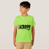 Lacrosse Stick Black en White T-shirt (Voorkant volledig)