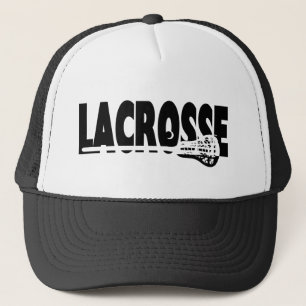 Lacrosse Stick Black en White Trucker Pet