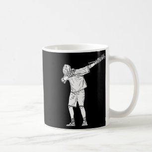 Lacrosse Stick Boy Dabbing Youth Dab Dance Koffiemok