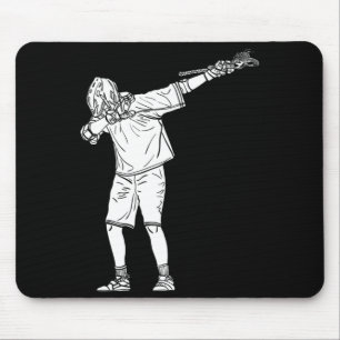 Lacrosse Stick Boy Dabbing Youth Dab Dance Muismat